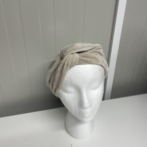 Haarband fluweel Zand!