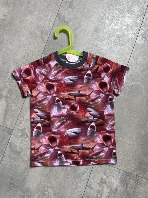 Shirt Haaien! Maat 104