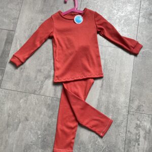 Setje legging en shirt ribtricot, maat 92/98